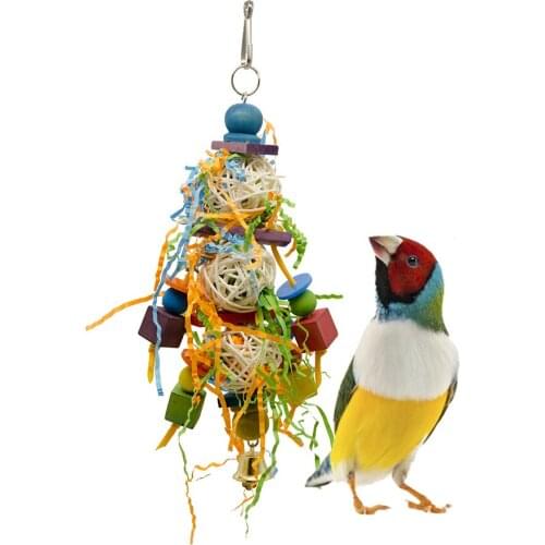 Traumdeutung Bird Toys For Parrot Conure Bell Accessories And Budgie Parakeet Toy Supplies Cage Decoration vogel touw periquitos