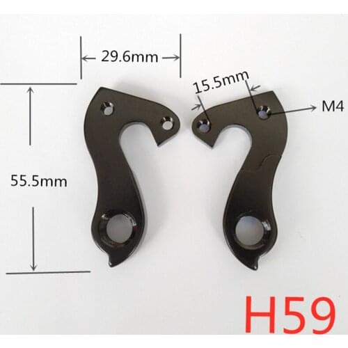 2pc Bicycle gear rear derailleur hanger mech dropout For Univega Stevens Fuji Jamis Norco Pinarello Principia Sette Opus Avanti