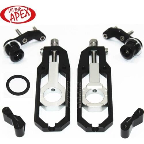 Motorcycle Chain Tensioners Adjuster kit for Yamaha YZFR1 2015-2017 YZF R1 CNC Catena Axle Spindle Parts With Swing arm Spool