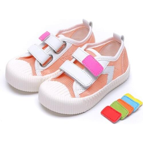 Baby Children Summer Breathable Air Mesh Casual Shoes Kids Boys Colorful Fashion Sneakers Girls Flat Shoes Size 17-25