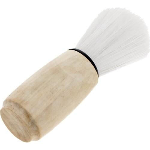 Mens Beard Mustache Shaving Brush Bristle Hair Removal Neck Duster Brush
