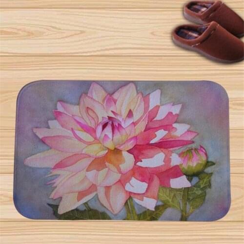 Multi-style Bathroom Mat Anti Slip Bath Mat Absorbing Carpet Accerssories Print Toilet Rug Kitchen Floor Tapis Salle De Bain