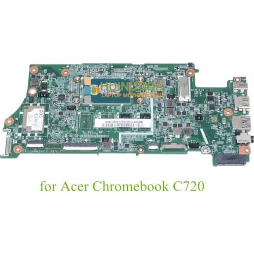 NOKOTION DA0ZHNMBAF0 REV F NBSHE11007 for acer Chromebook C720 laptop motherboard 2957U SR1DV CPU 2gb ram on board