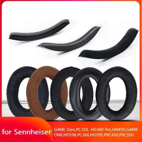 New Replacement Earpads Earphone Earmuff Ear Pads for Sennheise HD380 Pro HD380Pro PC350 HD380 Headphones