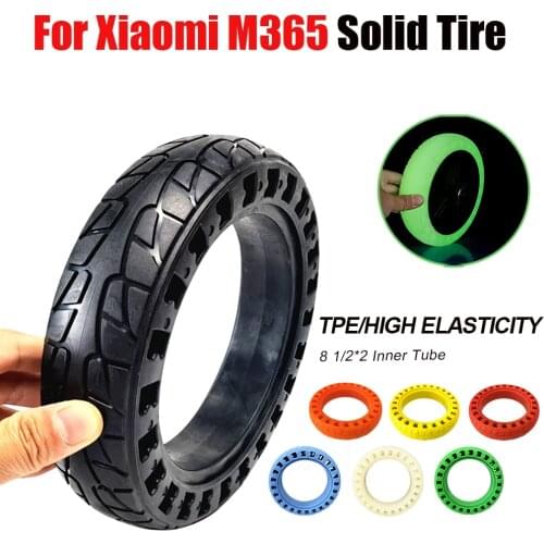 For Xiaomi Electric scooter tire Durable 8 1/2*2 Inner Tube Front Rear Millet Wear Color solid Tire Electric Scooter Rubber Tire