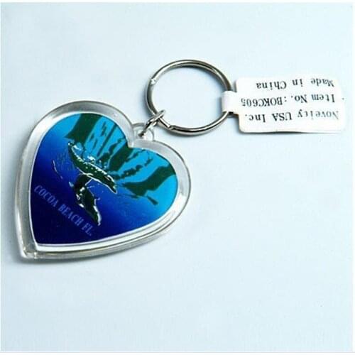 150pcs Blank Acrylic Round Circle Keychains Insert Photo Keyrings1.97"/ 5cm