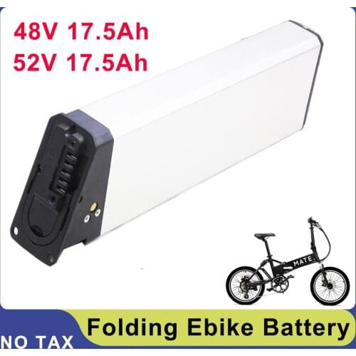 Mate X ION Replacement Ebike Battery 48V 52V 13Ah 17.5Ah Electric Folding Fat Tyre City Bike Lithium Batteria For 250W 500W 750W