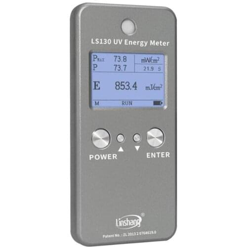 UV Energy Meter and UV Irradiance Tester with LCD Display Metal Shell LS130