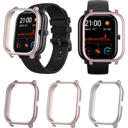 Protective Cover case For Amazfit GTS Plastic Frame Bumper Cover For Xiaomi Huami Amazfit GTS Smart Watch Hard PC Protector case