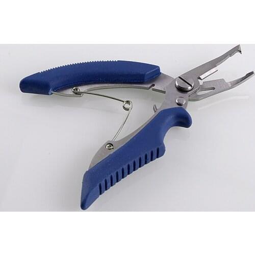 1Pcs Multifunctional Stainless Steel Lure Pliers Scissors Fishing Line Cutter Hook Remover Fish Gripper Fishing Tackle Tools