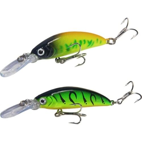 1Pcs Fishing Lures Minnow Deep Dive Wobblers 7cm 5.7g Artificial Plastic Hard Bait Jerkbait Crankbait Bass Pike Fishing Tackle