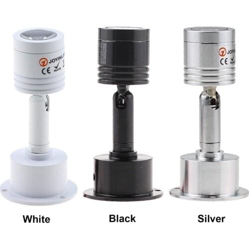2pcs White/Black/Silver LED Mini Downlight Cabinet Spot Light 3W For Ceiling Surfaced Mounted Lamp AC85-265V Built-in Driver