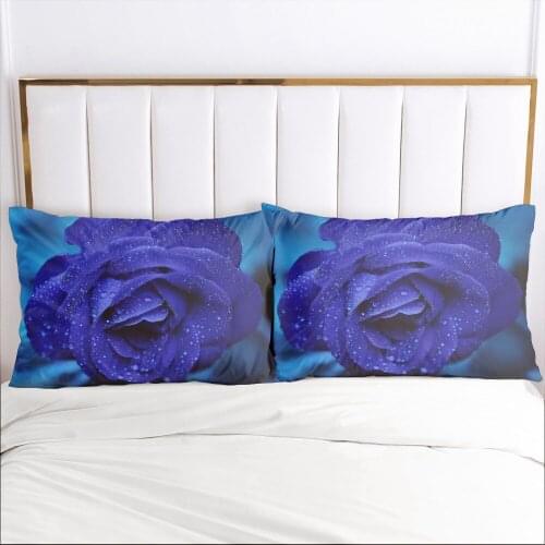 3D Pillowcase Pillow Case Custom 70x70 50x75 50x80cm Bedding For Wedding Flowers Decorative Pillow Cover Microfiber
