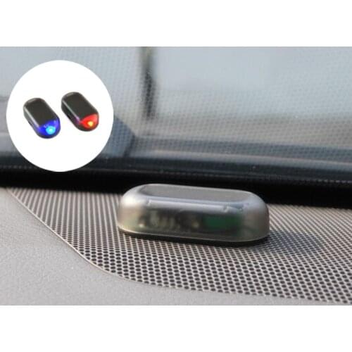 New 1PCS Universal Solar Car Alarm LED Light for Nissan Teana X-Trail Qashqai Livina Sylphy Tiida Sunny March Murano Geniss