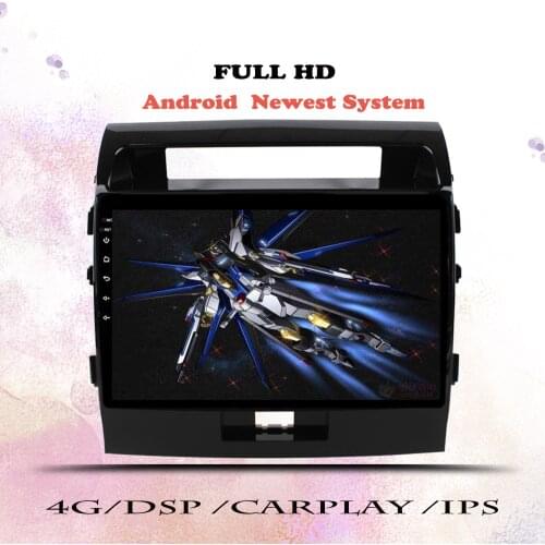 10.1" Android 10.0 Car Dvd Gps for Toyota Land Cruiser LC200 Landcruiser 2008-15 Radio Multimedia 2 DIN GPS Navigation Head Unit