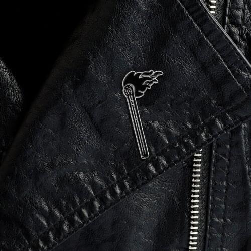Punk Black Matches Pin Cowboy Coats Brooches Team PIN Hope Badge For everyone Fashion jewelry Accessories