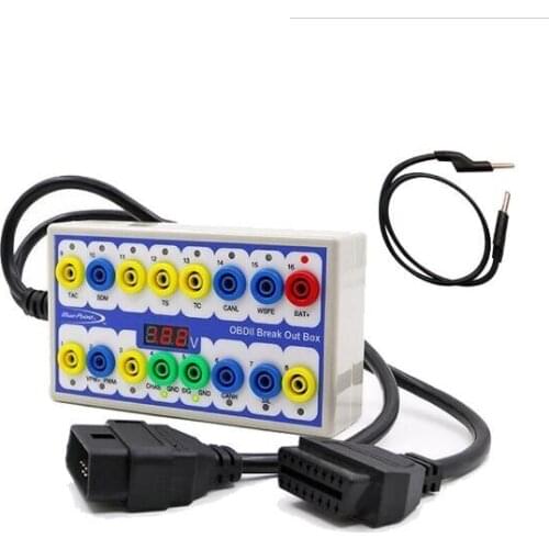 OBDII Protocol Detector & Break Out Box OBDII Protocol Break Out Box OBD2 Diagnostic Connector Automotive Electrical Testers