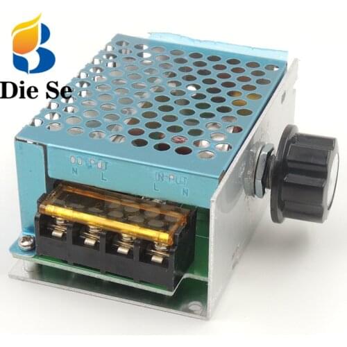 Electronic Voltage Adapter AC220V 4000W Continuously Variable Transformer for Motor Speed Regulator and LED Brightness Control