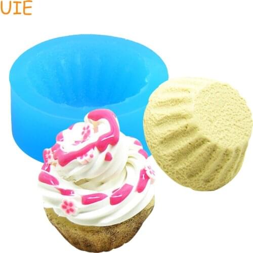 GYL162U Cupcake Tart Bottom (31mm) Flexible Mold Silicone Mold - Miniature Food, Sweets, Jewelry, Charms (Resins)