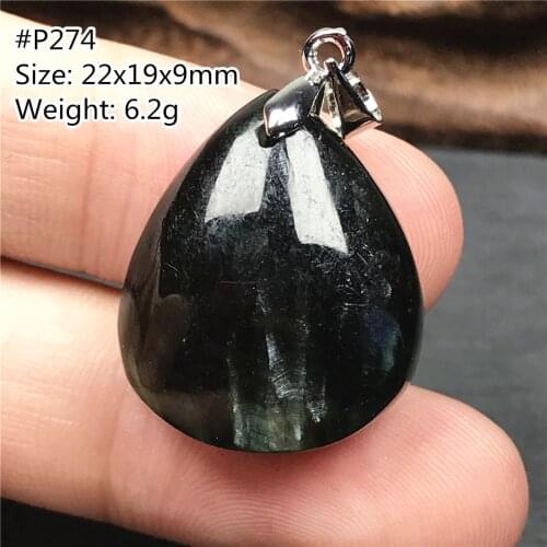 Top Natural Green Seraphinite Crystal Pendant Jewelry For Women Lady Men Lucky Love 22x19x9mm Beads Stone Silver Gemstone AAAAA