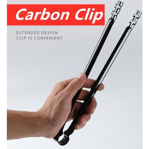 Multifunction Barbecue Carbon Clip High Temperature Resistance Charcoal Clamp Outdoor Camping BBQ Clip Durable Portable Tongs