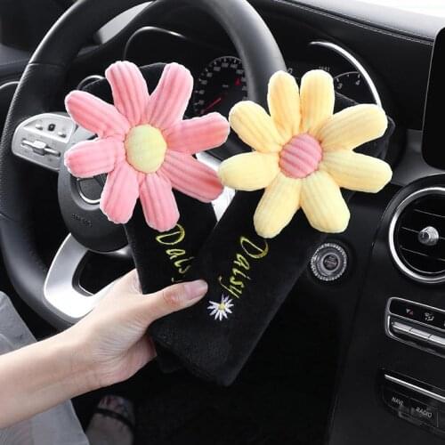 Car Seat Belt Shoulder Pads Extended Seat Belt Protective Covers Cute Creative Cartoon Summer Interior Decoration Universal
