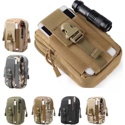 New Tactical Molle Pouch Belt Mobile Phone Waist Pack Bag Nylon Hunting Outdoor Wallet Travel Camping EDC Tool Bag Pouch