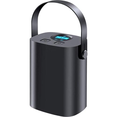 Rechargeable Air Compressor 3000Mah, Mini Portable Tire Inflator Electric Tire Air Pump, Lcd Display Led Light, for Cars