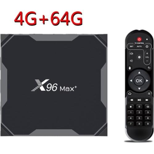 2021 New Smart TV Box And roid 9.0 X96 Max Plus 4GB 64GB Amlogic S905X3 Quad Core 5.8GHz Wifi 1000M 4K 60fps Set Media Player