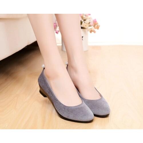 Women Black Shoes Women Ballet Wedges Shoes for Spring Autumn Shoes Oversize Boat Shoes Cloth Wedges Sweet Loafers breathable