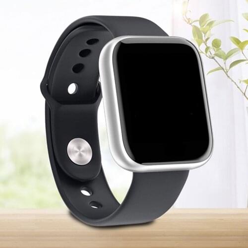 T80 Smart Watch Touch Screen Smartwatch Heart Rate Monitor Bluetooth-Compatible Remote Step Counter Fitness Tracker