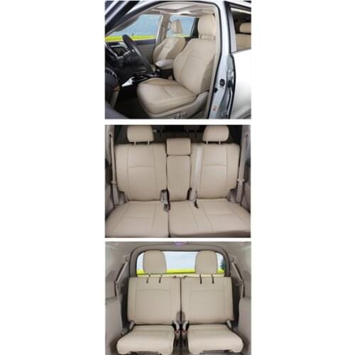High quality! Full set car seat covers for Toyota Land Cruiser Prado 150 7 seats 2021-2010 breathable seat covers for Prado 2020