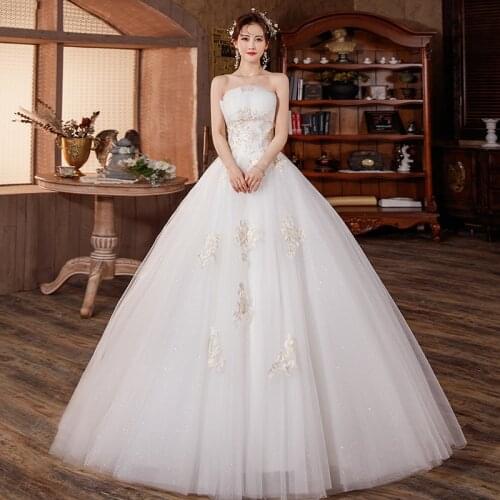 Sexy Wedding Dresses for Women Bride Ball Gowns Plus Size Wedding Dresses Embroidery Vestidos De Novia