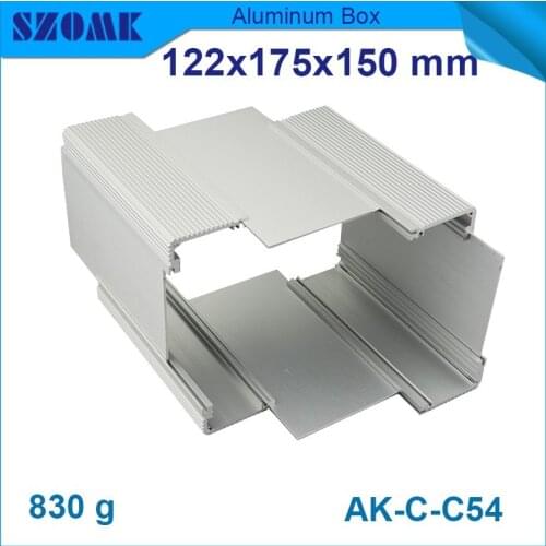 10 pcs/lot aluminium pcb enclosure extruded aluminum box 122(H)x175(W)x150(L) mmaluminum enclosure amplifier diy electronic box