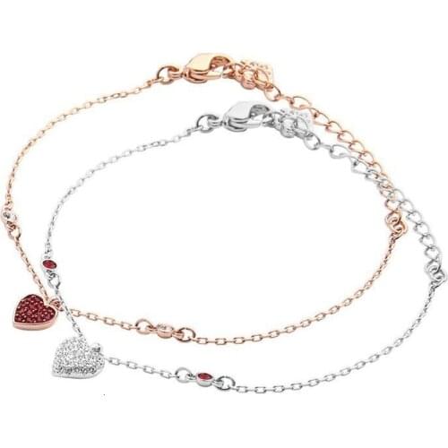 2019 Fashion Little Red Heart Jewelry Friendship Bracelet Bohemia For Women Christmas Gifts