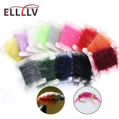 5 Meters / Card Sparkle Fly Tying Dubbing Line Yarn Scud Sand Worm Flies Fly Tying Material For Nymph Fly Body Thread