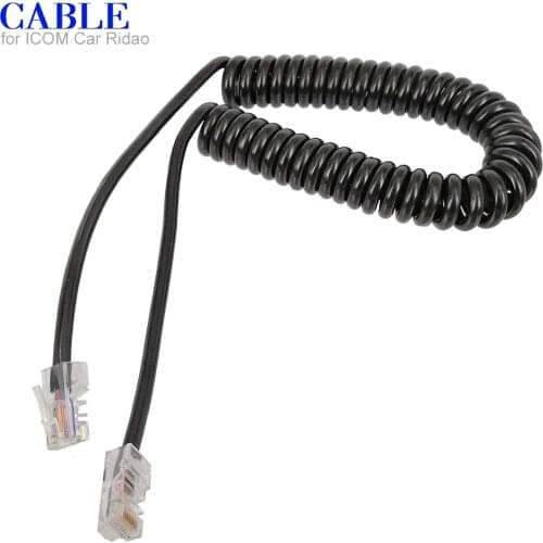 8 Pin Microphone Cable for ICOM Car Radio Speaker Mic HM-98 HM-133 HM-133v HM-133s DTMF for IC-2200H IC-2800H IC-V8000