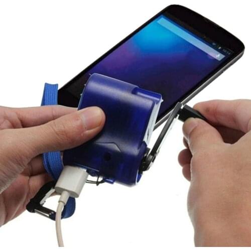 USB Emergency Charger Hand Crank Power Dynamo Portable Multi Tool for Phone Camping Travel Charger Outdoor Survival Tools