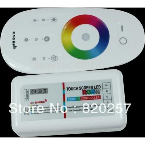 DHL EMS free shipping 100pcs carton Smartphone or Tablet WiFi Compatible touching controller touch screen RGBW 4 channel 12V/24V