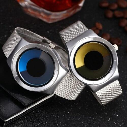 Creative Swirl Pointerless Watch Luminous Simple Unisex Student Waterproof Personality Fashion Trend Watch