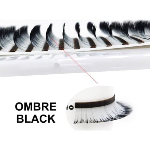 Color Lashes ombre Eyelash Extensions Individual Colored Eyelashes False Mink Eyelashes mix length eyelash pink yellow blue