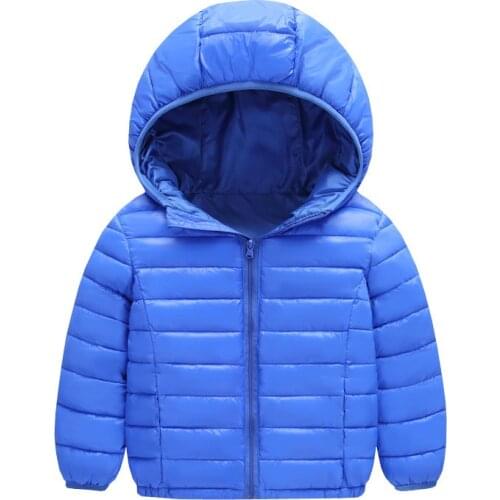2-12Yrs Childrens Fashion Outerwear & coat Boy Girl Cold Winter Warm Hooded Coat Children Cotton-Padded Clothes boy Down Jacket