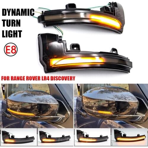 Dynamic Blinkers LED Turn Signal Lamp Side Mirror Lights Indicator Bulb For Land Rover Discovery 4 LR4 Range Rover Sport Evoque