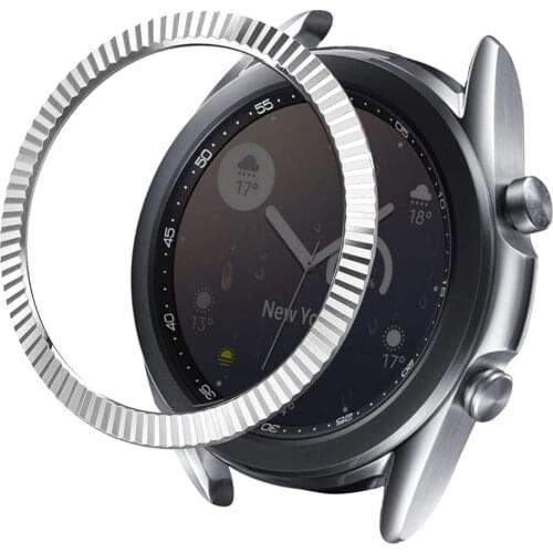 For galaxy watch 3 bezel ring 45mm 41mm Stainless Steel Protector Cover for samsung galaxy watch 3 bezel loop Anti Scratch case
