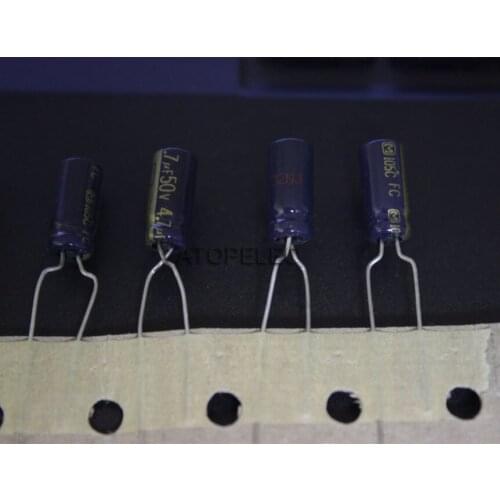 1pcs FC Series 4.7uF/50V Electrolytic Capacitors Hi-Fi Audio 105 Deg.C