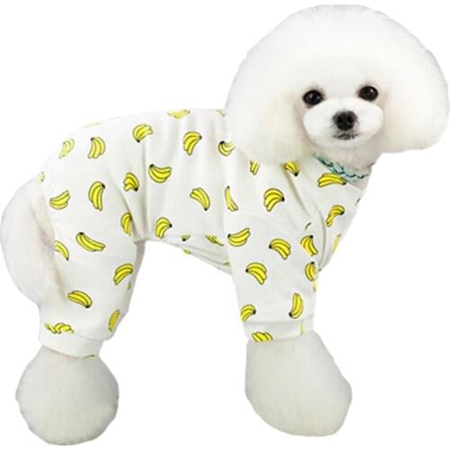 Cotton Dog Clothes Print Pet Jumpsuit High Quality Dog Coat Chihuahua Clothes For Small Medium Dogs Costume Spring Pet Clothing