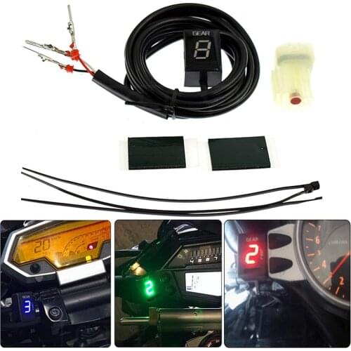 Motorcycle Gear Indicator Plug & play LED Display For Kawasaki ER-6F ER-6N 2006-2016 ER6N ER6F Estrella All Years