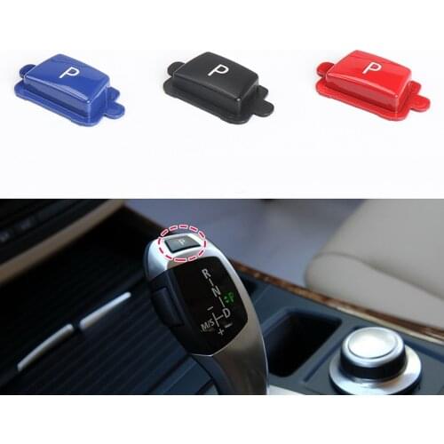 Car Interior ABS Electronic Gear Shift P Button Cover Trim For BMW E70 E71 E72 X5 X6 Gears Shift Lever Parking Switch Covers