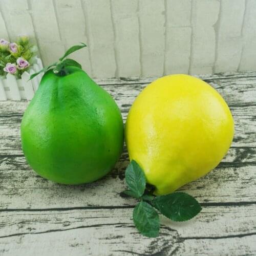 1pcs 15cm*20cm High imitation Fake artificial grapefruit Fruit model&plastic fake simulated artificial grapefruit fruit