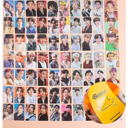 Korea KPOP Bangtan Boys Butter Album MINI PhotoCard Lomo Cards Premium Photos Fan Collection JUNGKOOK V JIMIN JIN JHOPE RM SUGA